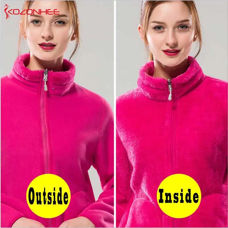 Зимние флисовые теплые женские зимние парки с длинным рукавом и воротником
