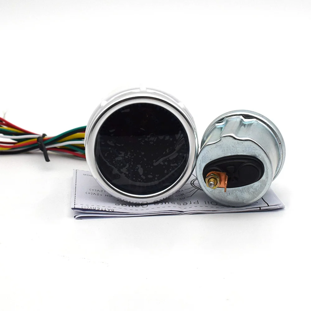 Новый универсальный 52 мм 2 &quotДатчик давления масла механические циферблаты