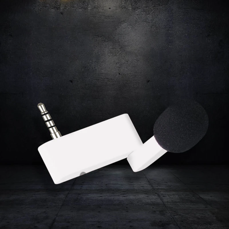 

Mobile Phone Live Broadcast Microphone with Earphone Jack Condenser Mic 203A