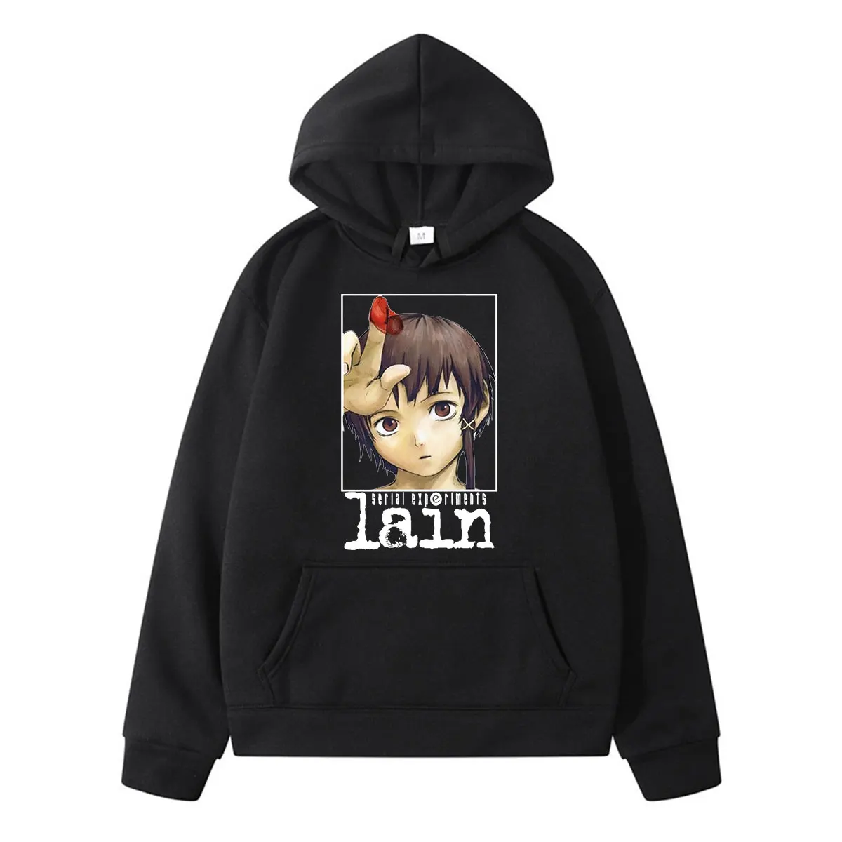 

Fashion Style Couple Hoodies Serial Experiments Lain Printed Oversize Hoodie Loose Casual High Quality Hoodies Popular Clothing