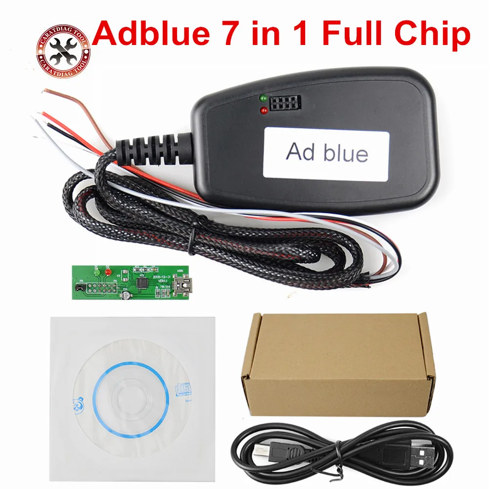 ADblue 7 в 1 с адаптером программирования эмулятор модуля эмуляции adblue для