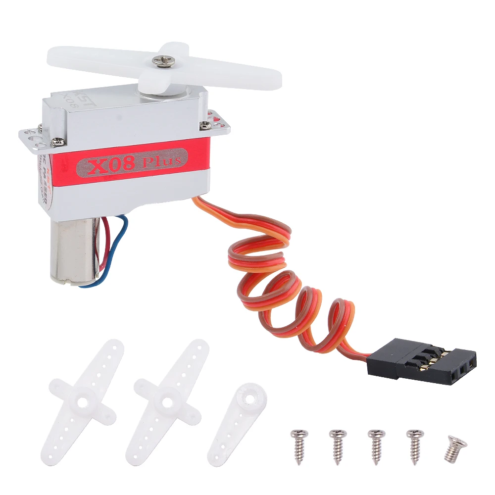 KST X08 Plus 9g сервопривод высокого напряжения с металлическим корпусом 5 3 кг 0 09 8 мм