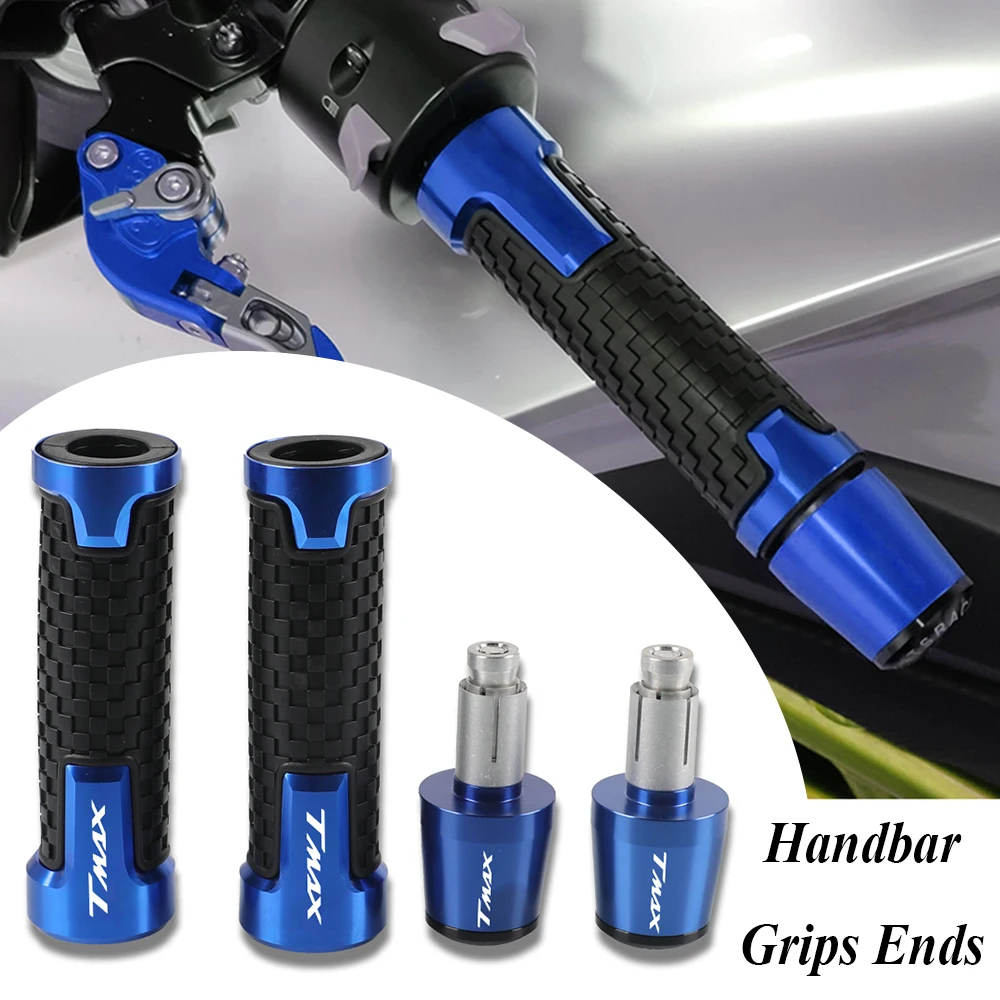 

22MM Motorcycle Handlebar Grips For YAMAHA TMAX500 TMAX530 TMAX560 T-MAX TMAX 500 530 560 TECH MAX ABS DX SX Handle Bar Cap Ends