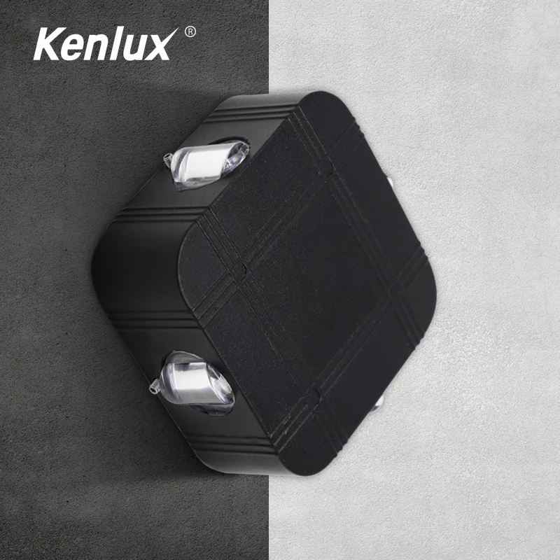 Светодиодный алюминиевый настенный квадратный светильник декоративное