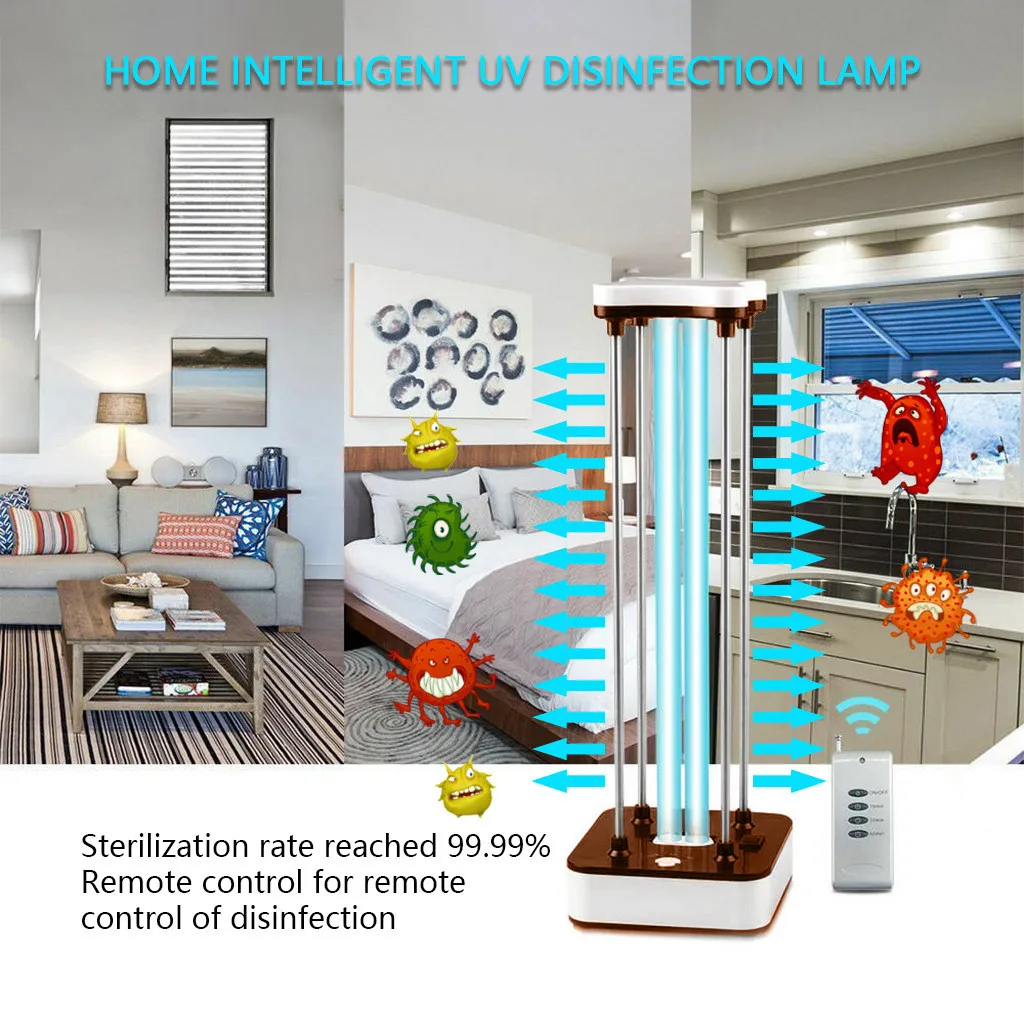 

baby Disinfecting Treasure Disinfection sanitizing 36W UVC Germicidal Disinfection Lamp UV Sterilization Light Remote Control