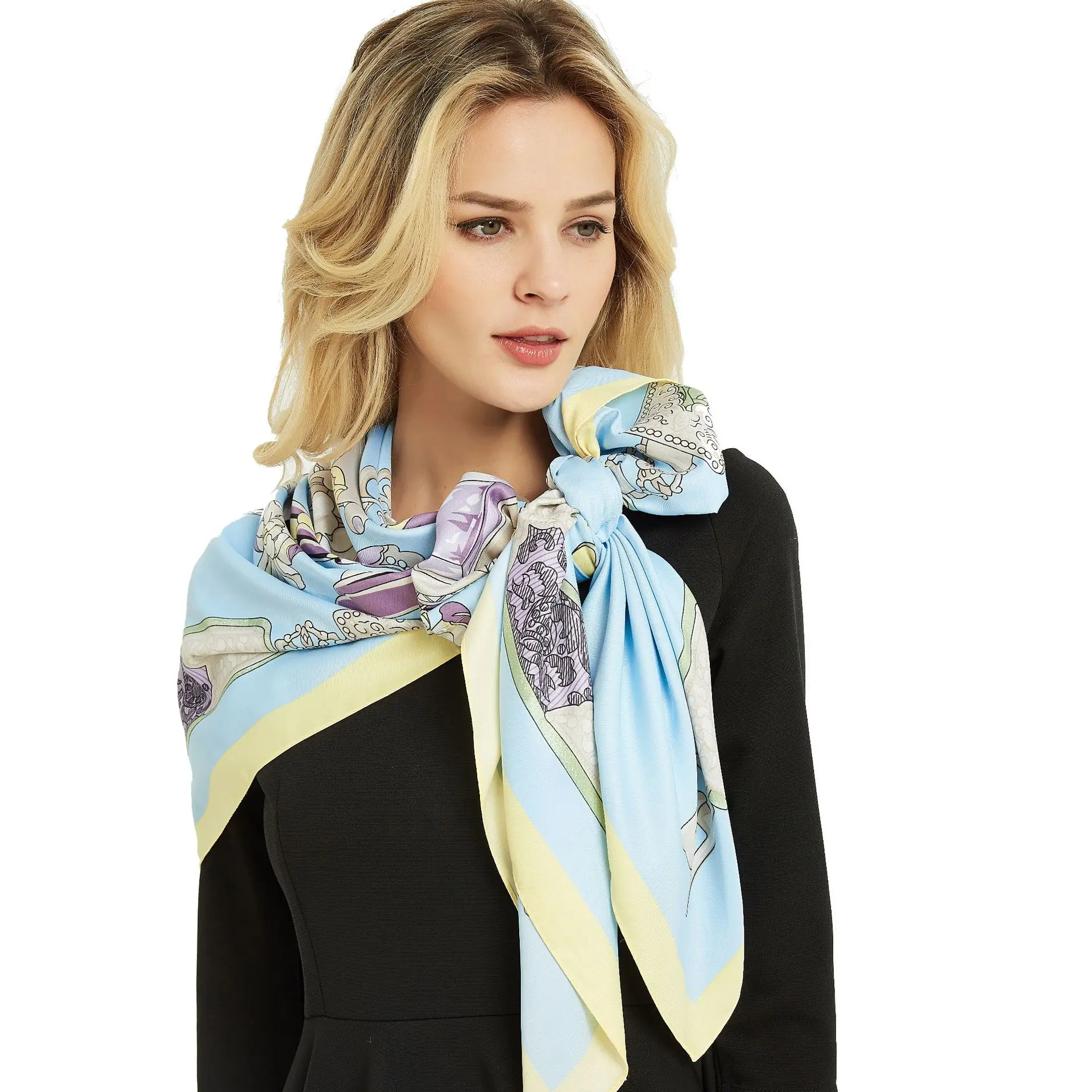 

Mulberry Scarf Women Silk Scarf Luxury Shawl Scarves Beach Cover-ups Bandana Hijabs Bufand de seda Foulard en soie solar playa