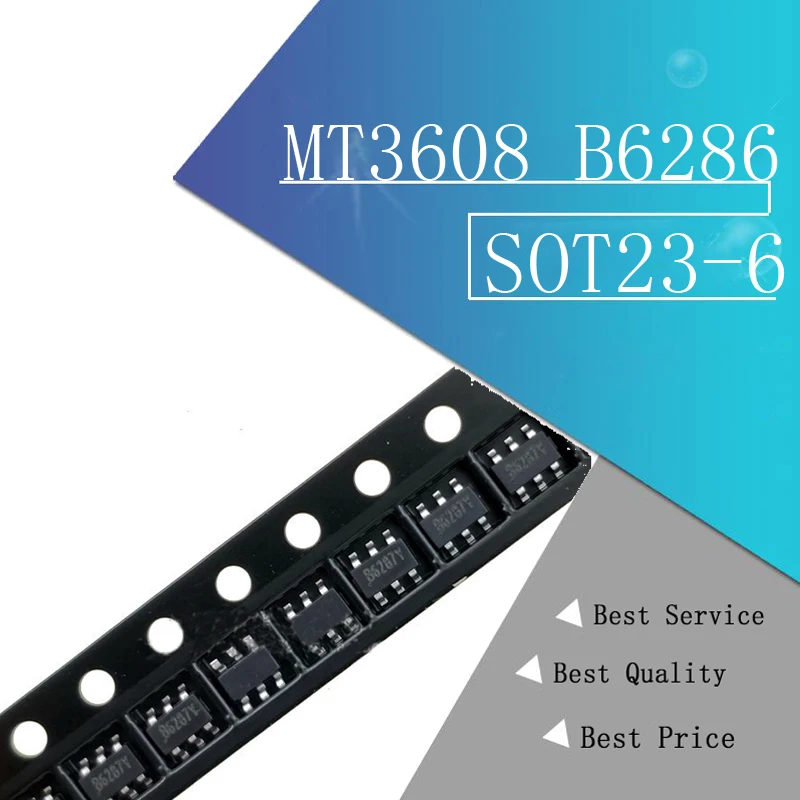 Специальный чип для мобильного телефона MT3608 B6286 SOT23 6 5V/1.2A 10 шт.|Интегральные схемы|