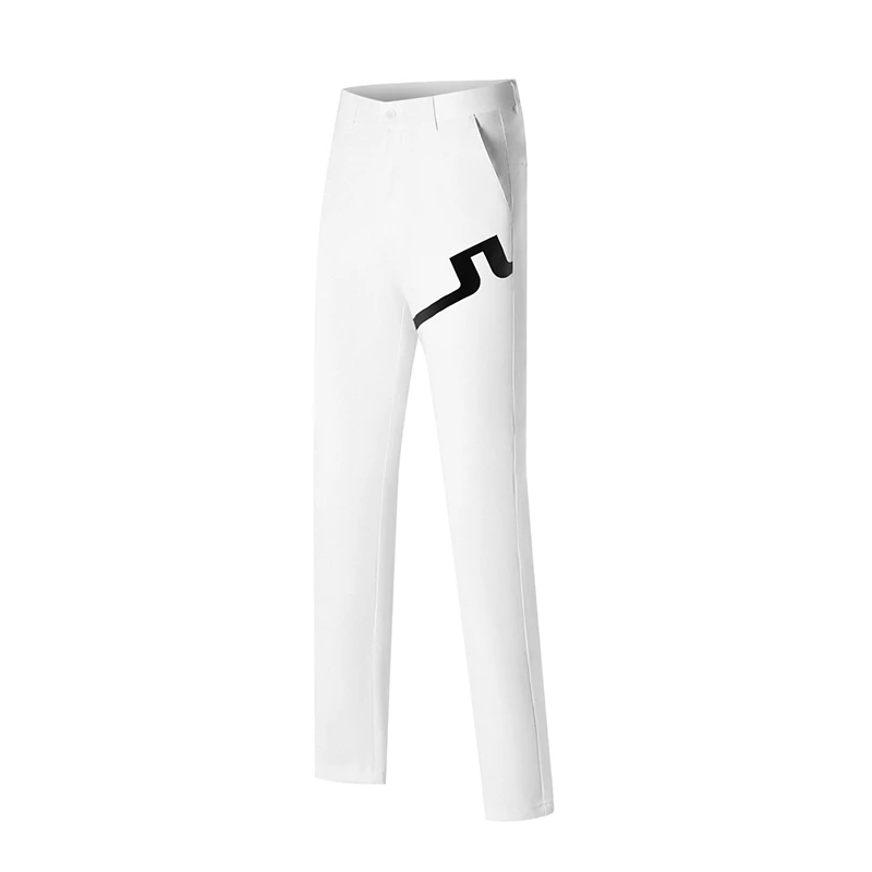 

J.L Spring Summer High Quality Men's Clothing New Golf Pants Outdoor Sports Casual Breathable White Or Grey Plus Size Ball Pants