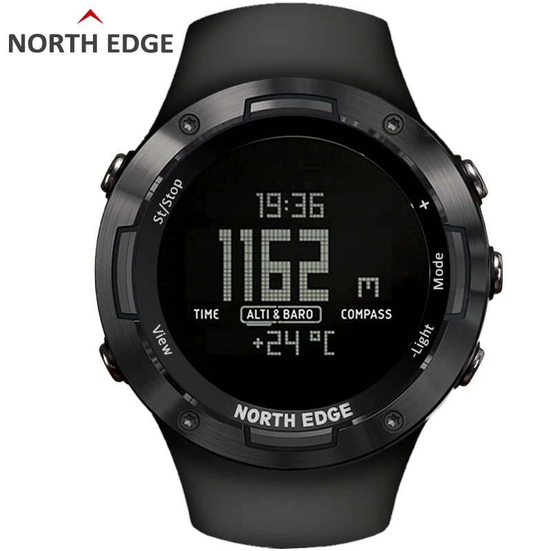 Мужские спортивные Смарт-часы North Edge водонепроницаемые цифровые наручные часы 50