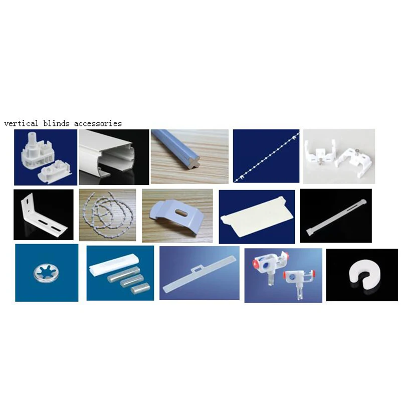 1 комплект пластиковые вертикальные жалюзи компоненты образцы оконные домашние