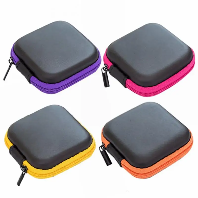 

Earphones EVA Headphone Case Container Cable Earbuds Storage Bag Holder Waterproof Finishing Package Zipper Travel Appliance