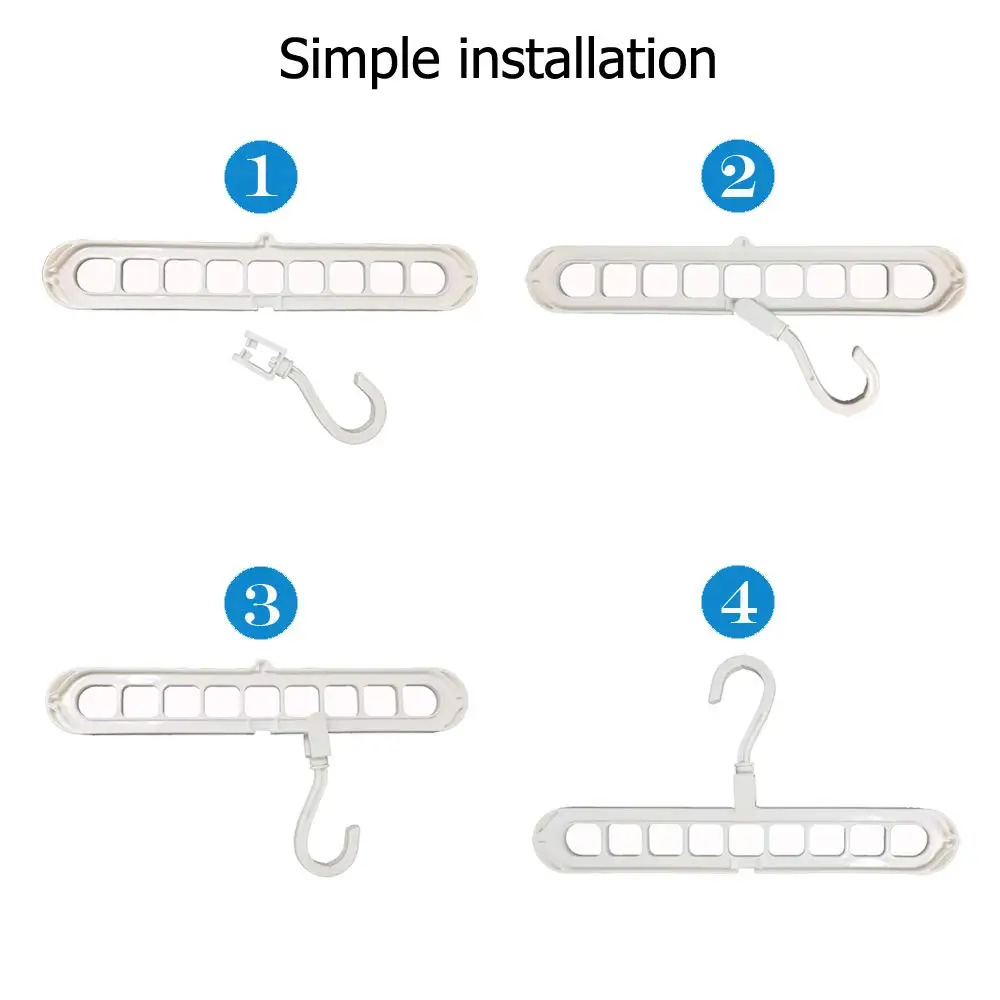 2 шт./компл. усиленные каскадные вешалки 9в1 Волшебные Гардероб компактный шкаф