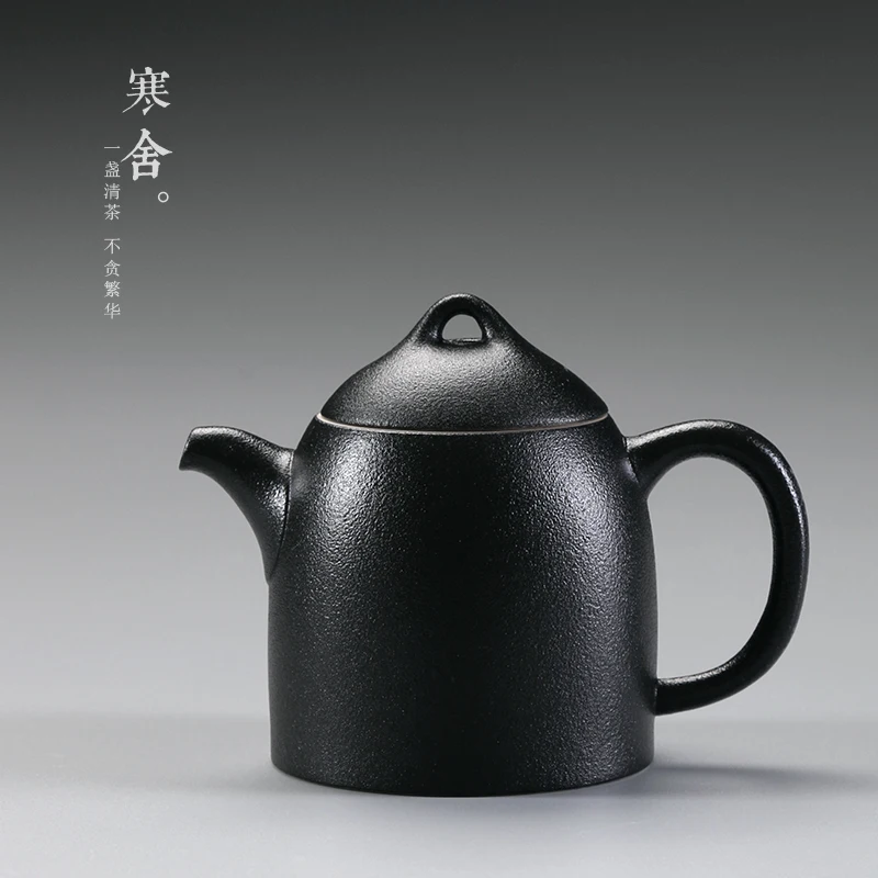 

Чайный горшок, керамическая черная керамика, Тайвань, чайный набор кунг-фу, домашний стиль, японский стиль, чайный горшок, маленький чайник, ...