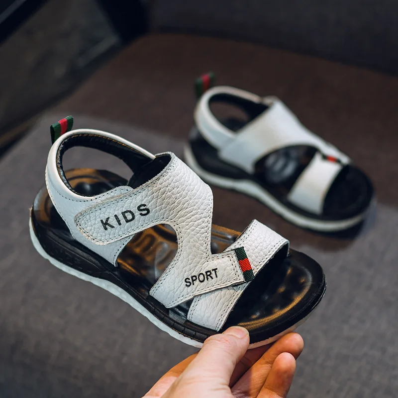 Сандалии из воловьей кожи на мягкой подошве для мальчиков лето 2022 | Детская