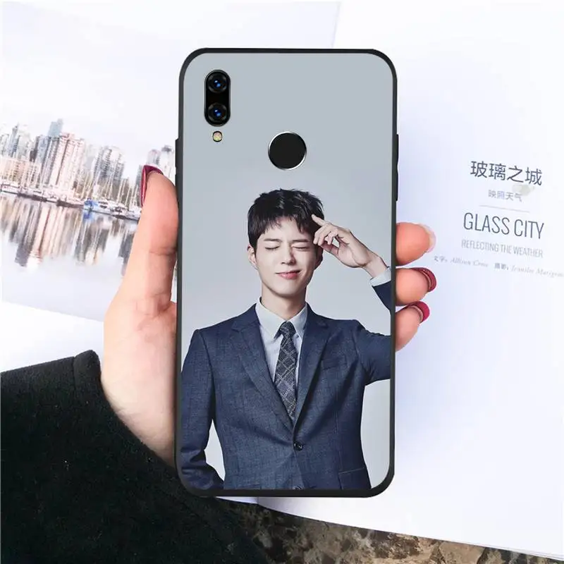 

Korean actor Park Bo Gum Phone Case For Huawei honor Mate P 10 20 30 40 Pro 10i 9 10 20 8 x Lite Luxury brand shell funda coque