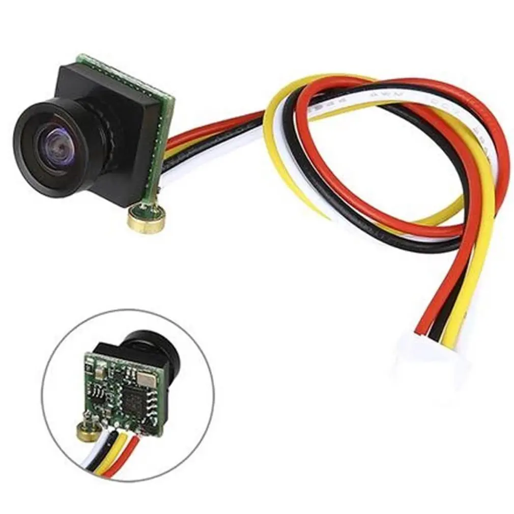 

QH 1000TVL Mini Camera 1/4 CMOS 2.8mm FPV Audio Camera CMOS Super Mini Portable FPV Camera For Racing Drone