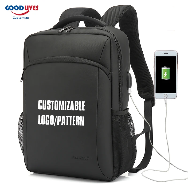 2020 мужской рюкзак для деловой поездки Офисные Сумки USB Компьютерные рюкзаки