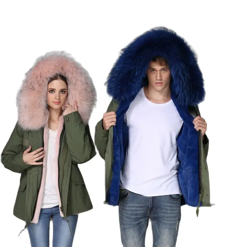 Свежий розовый/синий искусственный мех подкладка короткая Mr Mrs уличная одежда