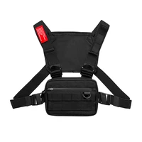 design male chest rig men bag casual function outdoor style chest bag small vest bags streetwear for male waist bags