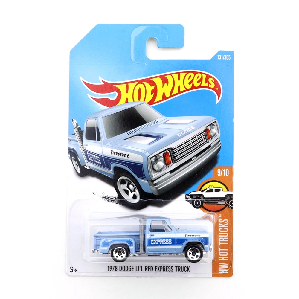 2017 горячие колеса 1978 DODGE LIL RED EXPRESS грузовик Мини Сплав купе 1/64 Металл литье под