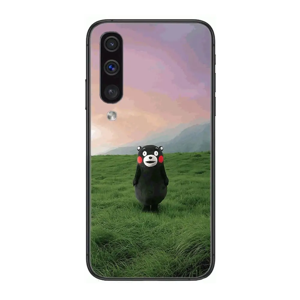 

Cartoon Kumamon Phone Case Hull For Samsung Galaxy A 3 5 6 7 8 9 E 2018 Plus 2017 E S Black Shell Art Cell Cover TPU