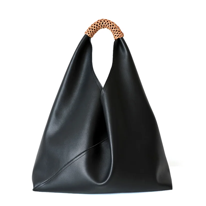 

Large Capacity Cow Leather Shoulder Bags New Fashion Ladies Hand Bags Genuine Leather Totes For Women Handbags Bolsas Feminina
