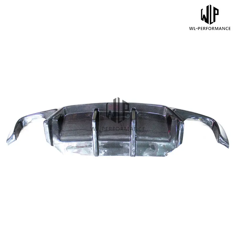 F10 F18 M5 высокое качество Углеволокно без пряжки задний диффузор для губ