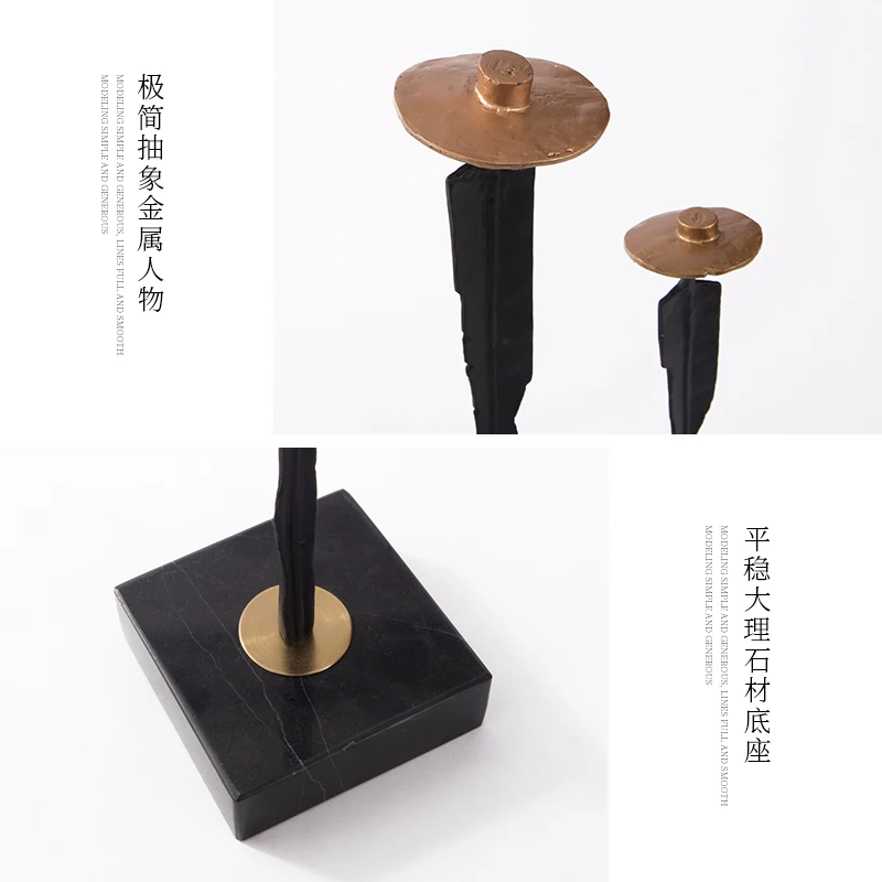 

Rzone Metal Die Casting Fisherman Creative Artwork Alloy Handicrafts Model Room Soft Decoration Living Room Decoration TZ