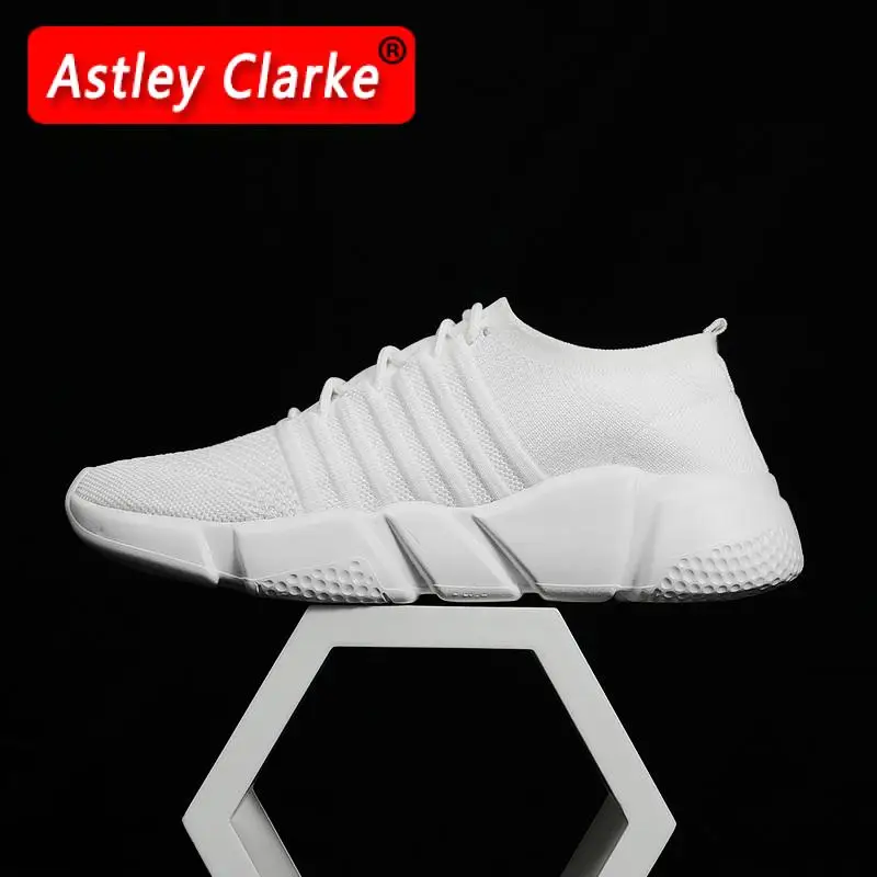 Кроссовки мужские сетчатые дышащие удобная спортивная обувь для ходьбы и бега