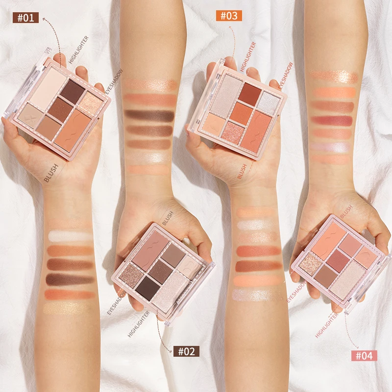 FOCALLURE палитра теней для макияжа хайлайтеры Румяна профессиональные тени