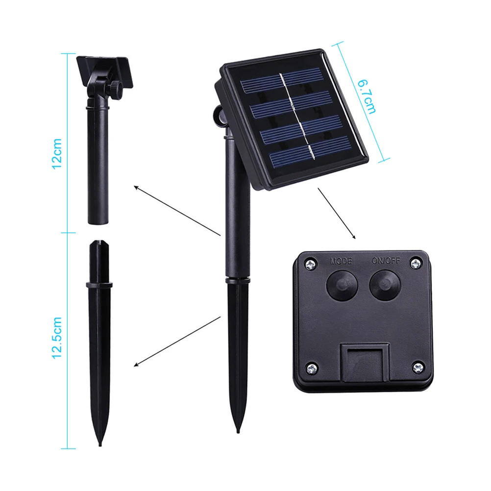 

Solar Raindrop String Light 8M 40 LED Waterproof Fairy Lights For Garden Parties Holiday Decor Lighting Water Drop Light String