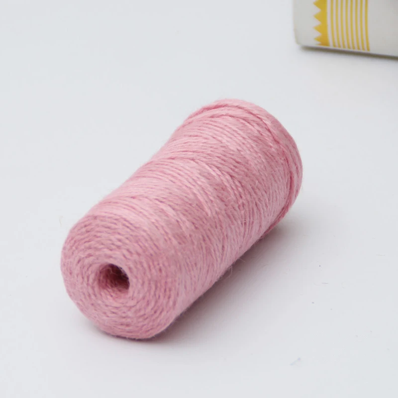 100 м натуральная джутовая веревка искусственная пеньковая Подарочные