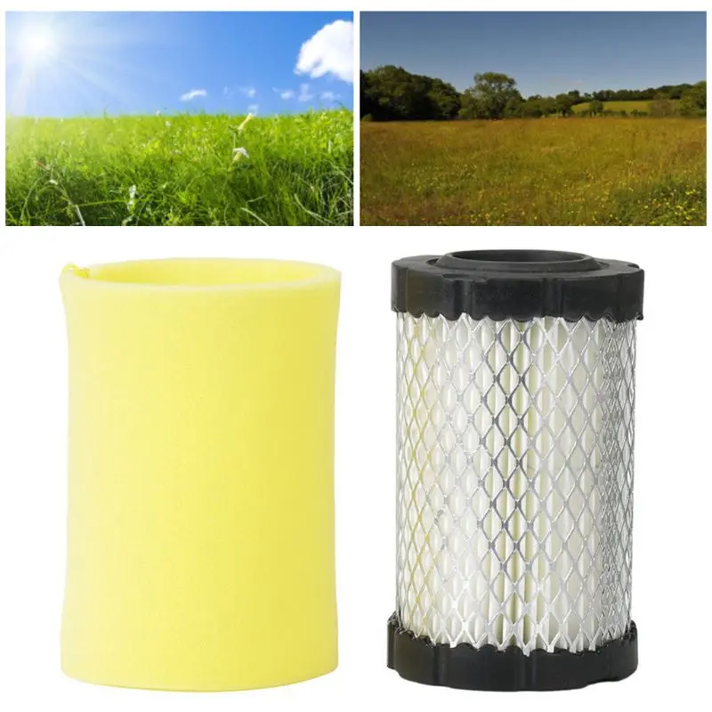 Газонокосилка для газонокосилки бумажный воздушный фильтр с пеной Набор садовых