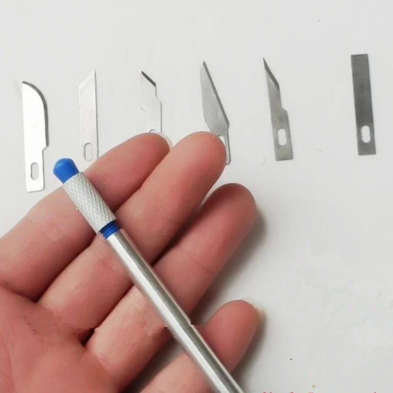 Нескользящий металлический нож для скальпеля набор инструментов резак
