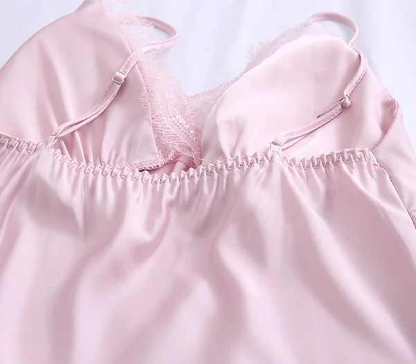 

5 Colors Women Lace Satin Pajamas Set for Kimono Bridesmaid Wedding Robe 4 Pieces Sexy Silk Pyjamas Sleepwear Pijama Nightwear