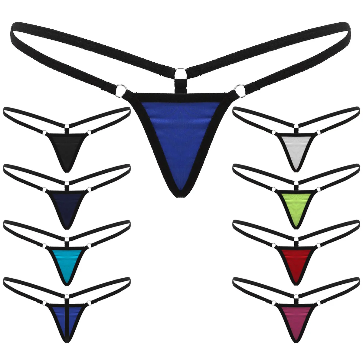 Трусы-стринги женские прозрачные цвет в ассортименте M L XL XXL 1 шт | Тематическая