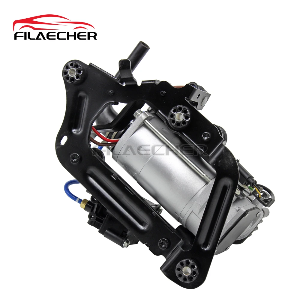 Air Suspension Compressor Pump with Solenoid Valve Block + Bracket for BMW 7 Series G11 G12 740i 750i 74037206861882 37206884682 images - 6