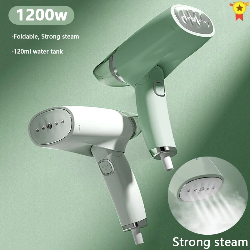 

Handheld Steamer 1200W Powerful Garment Steamer Portable 30 Seconds Fast-Heat Steam Iron Ironing Machine for Home Travel