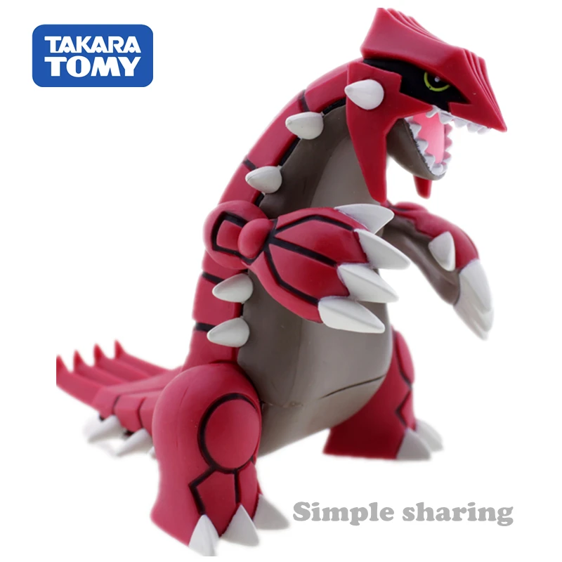 Takara tomy tomica moncolle ex pokemon figures groudon ehp08 Литые полимерные игрушки для малышей