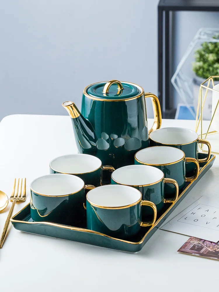 Скандинавская креативная кофейная чашка роскошный чехол белые чайные чашки с