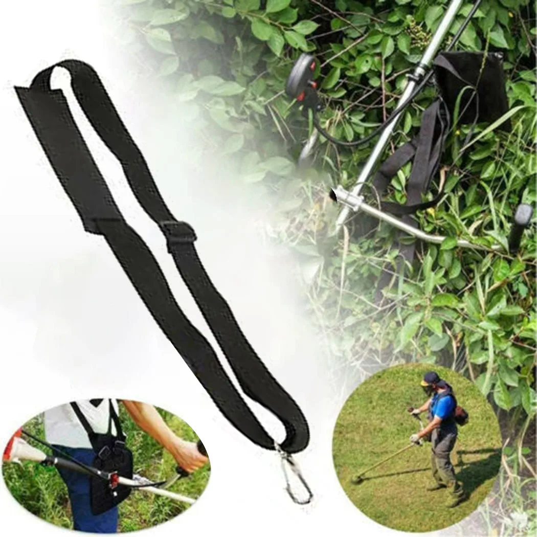 

1pc Convenient Strimmer Shoulder Harness Strap For Brush Cutter Trimmer Adjustable Strap Garden With Carry Hook