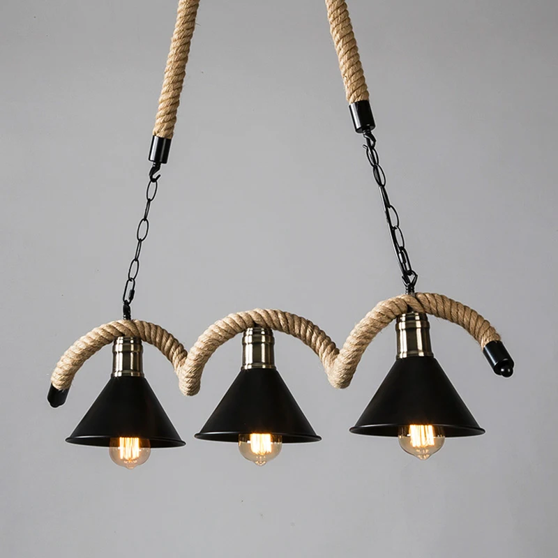 Американский Лофт креативный винтажный подвесной светильник с железной
