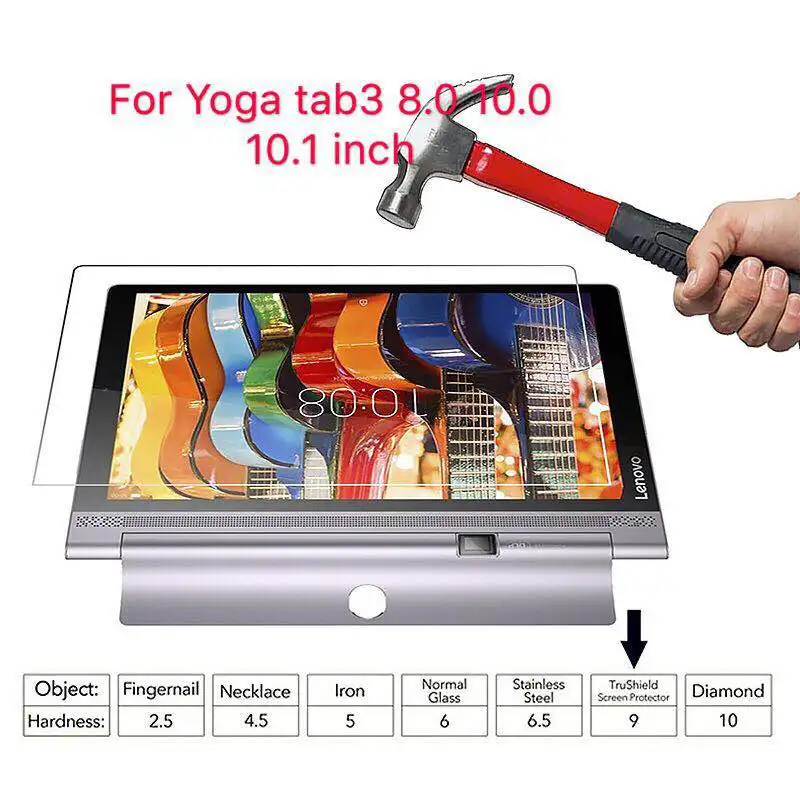 Yoga Tab 3 Закаленное стекло для Lenovo 8 0 850F 850M 850L YT3 X50F X50M Plus Pro X90 X90F Защитная пленка