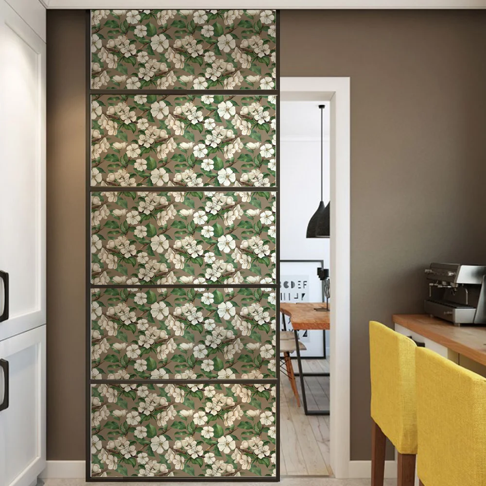 200 см витражная стеклянная пленка декоративная для окна гостиной