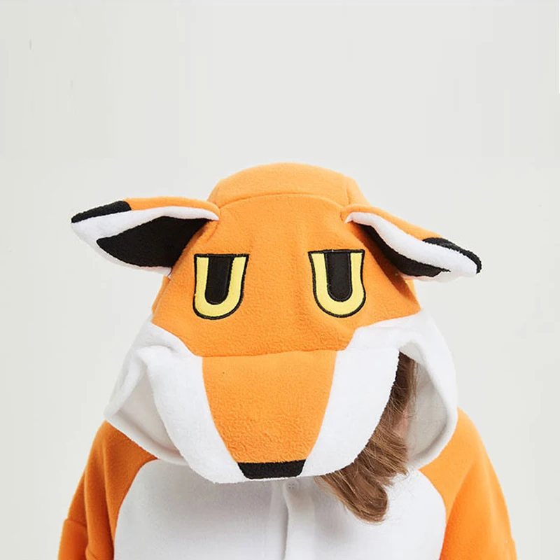 кугуруми для взрослых пижама Лиса женщин мужчин пара Аниме Onesie вечерние