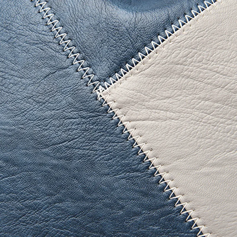 

Leather Ladies Bags, Fashionable Messenger Bags, Classic Contrast Color Ladies Bags, Fashionable Stitching Bags