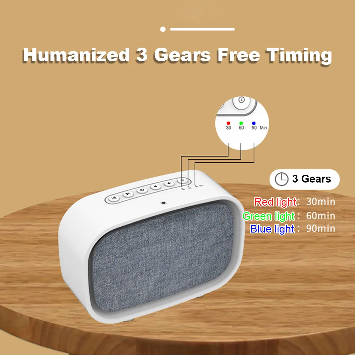M&aacute;quina de sonido Natural para dormir, luz nocturna para oficina, canciones de cuna, ruido blanco, lluvia, Oc&eacute;ano, viaje para ni&ntilde;os, relajaci&oacute;n relajante-3