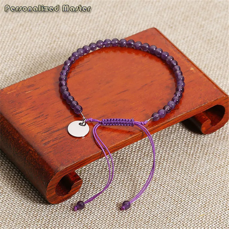 Браслеты из натурального камня с гравировкой на заказ|Индивидуальные Браслеты| |