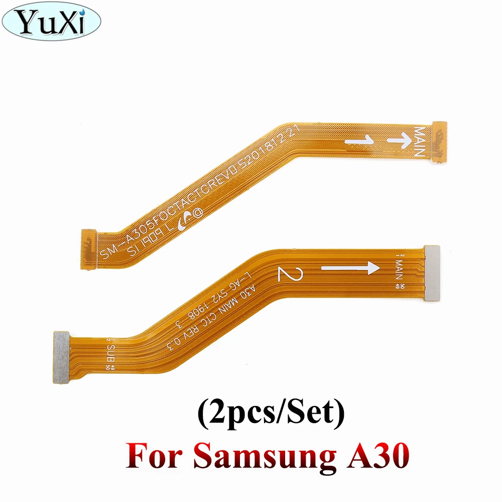 YuXi для Samsung Galaxy A10 A20 A30 A305F A40 A50 A60 A70 A750 A920 материнская плата разъем ЖК-дисплей USB