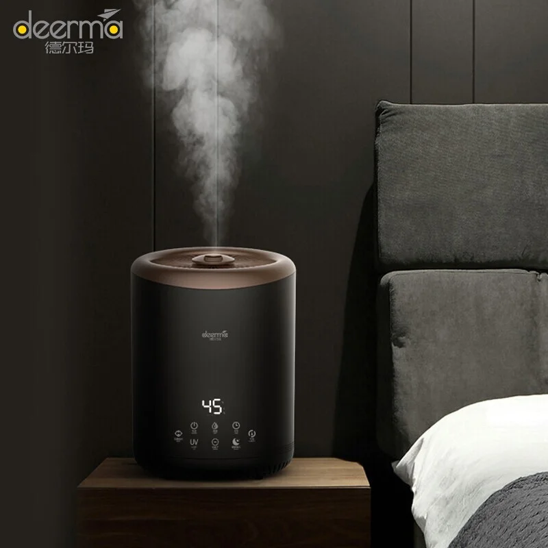 

Deerma 4L Air Humidifier Air Purifier Intelligent Constant Humidity Anion Purification Office Home Aromatic Diffuser Humidifier